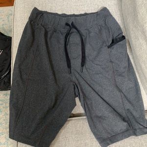 Lululemon yoga shorts.  Men’s medium